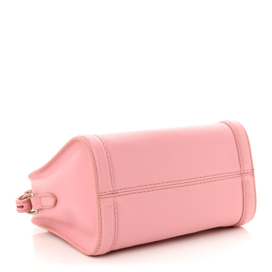 ALEXANDER MCQUEEN Pebbled Calfskin Mini Skull Padlock Zip