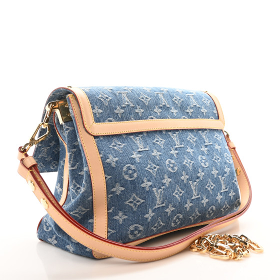 【LOUIS VUITTON】モノグラム デニム ドーフィーヌ ソフト GM Dauphine Soft GM Monogram Denim - Bags and Small Leather