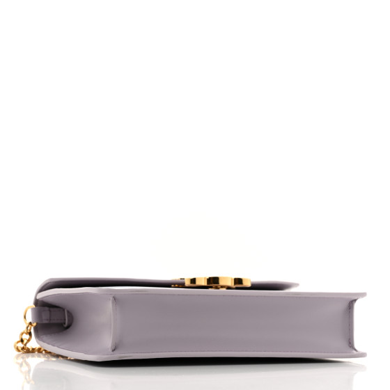 ショルダーバッグ・ポシェット Celine Celine Wallet On Chain Triomphe Shiny Calfskin Sunlig CELINE Shiny Calfskin Triomphe Margo Wallet on Chain
