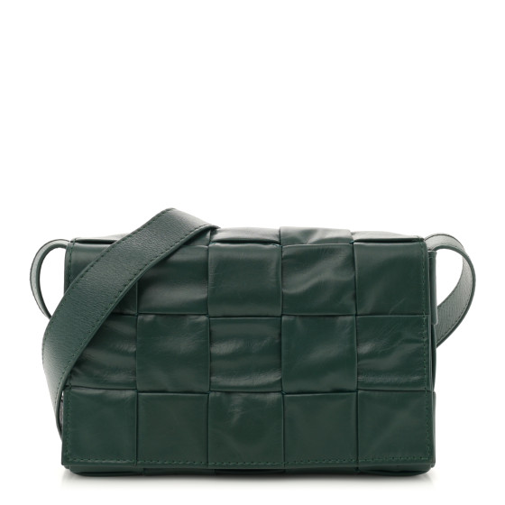 BOTTEGA VENETA Paper Calfskin Maxi Intreccio Small Cassette