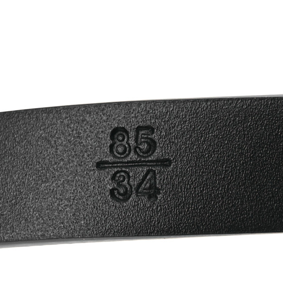 CHANEL レザー ベルト 85/34 Chanel black smooth leather CC belt 85 34 – My Girlfriend's