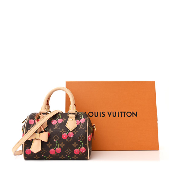 LOUIS VUITTON LV X TM Monogram Cerises Speedy Bandouliere 20