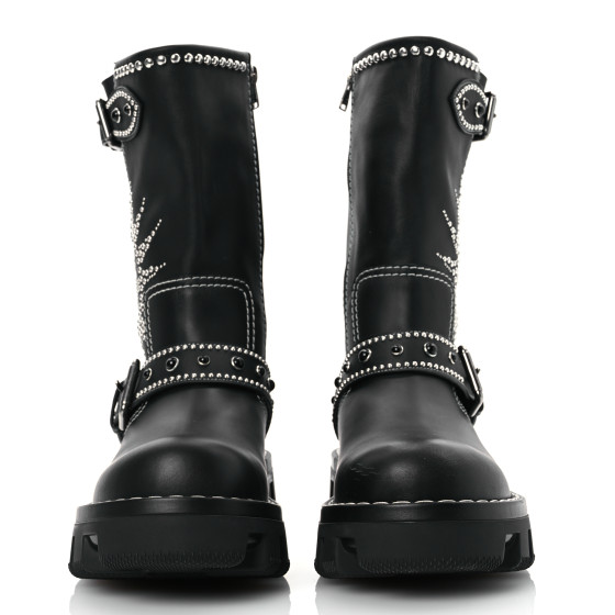 ルイージ LOUIS VUITTON Monogram Calfskin Territory Tall Lace Up