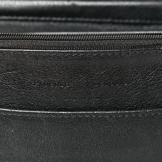 PROENZA SCHOULER Lambskin Large PS1 Chain Wallet Black
