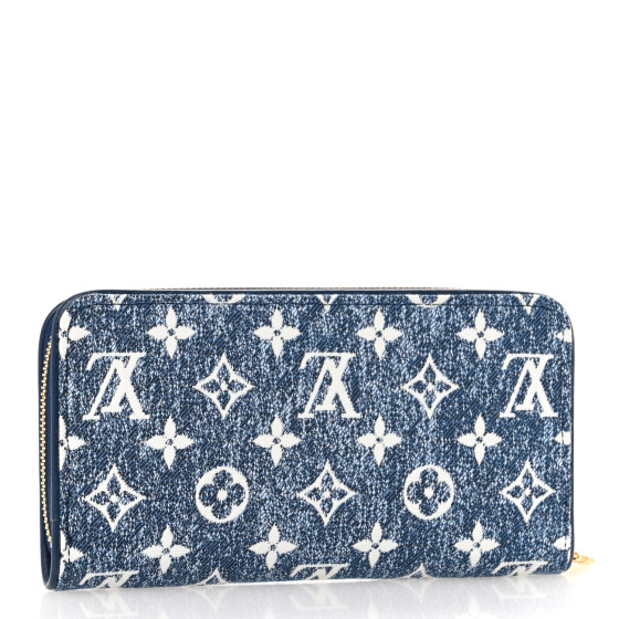 入手困難♪【LV】Zippy Wallet 長財布Denim Monogram Blue Denim LOUIS VUITTON Denim Monogram Jacquard Zippy Wallet Blue