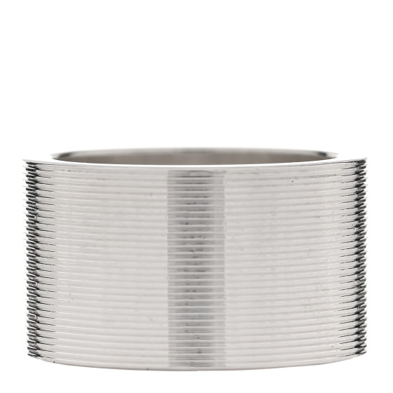 華やぎアイテム【GUCCI】Trademark Band Ring 12mm GUCCI Sterling Silver 12mm Trademark Wide Band Ring 54 6.75