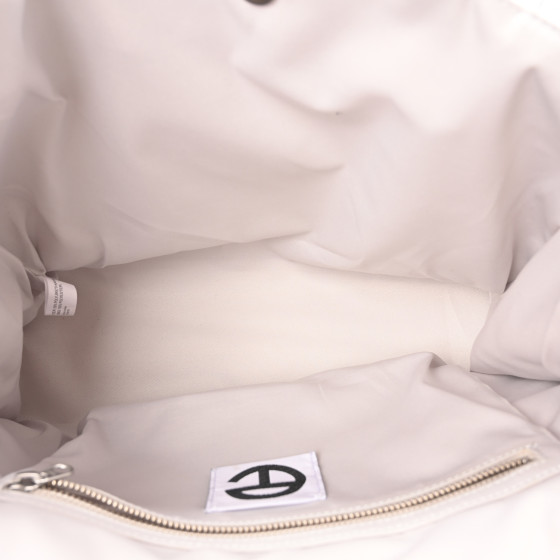 トートバッグ Telfar Shopping Bag Small White in Vegan Leather with Silver Telfar Small White Shopping Bag – SERENDIPITY