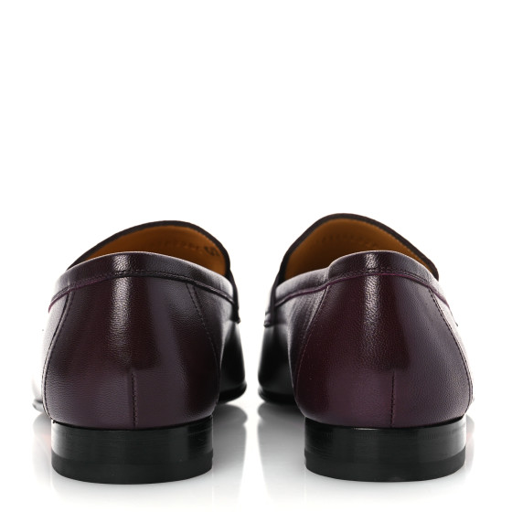 エルメス HERMES Goatskin Mens Paris Loafers 42 Marron Mahogany