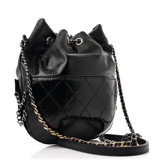 その他 GABRIELLE CHANEL Chanel // 2018 Black & Navy Gabrielle Crossbody Bag – VSP