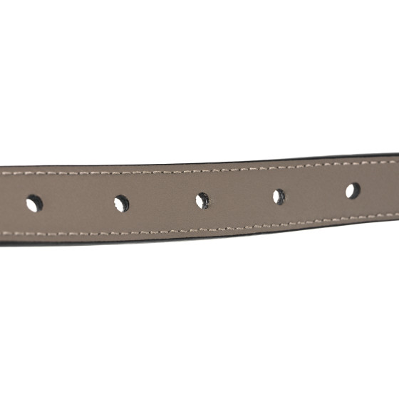FENDI Vitello King Fendi O'Lock 2CM Belt 95 38 Tortora