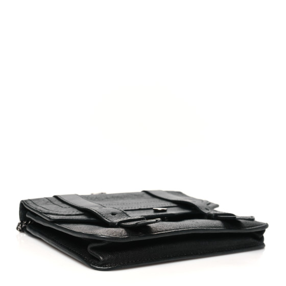 最終値下げ　定価約20万 　Proenza Schouler PROENZA SCHOULER Lambskin Large PS1 Chain Wallet Black