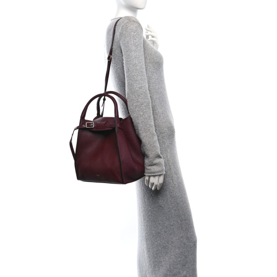 ハンドバッグ CELINELARGEHELOISEBAGIN SUPPLE GRAINED CALFSKIN117243FLH04LU CELINE Supple Grained Calfskin Small Big Bag WINE 1676662