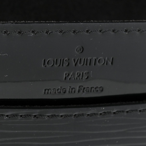 LOUIS VUITTON Electric Epi Louise Strap PM Black 1676943
