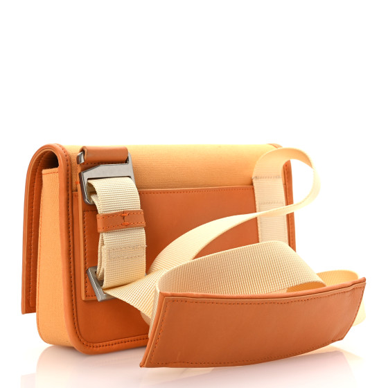 JACQUEMUS Canvas Le Messageru Bag Orange 1682221 | FASHIONPHILE