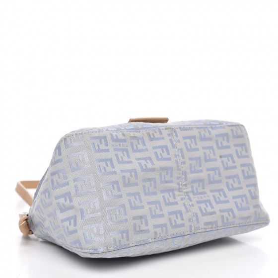 Fendi Brown Zucchino Print Canvas Mini Mama Baguette Bag