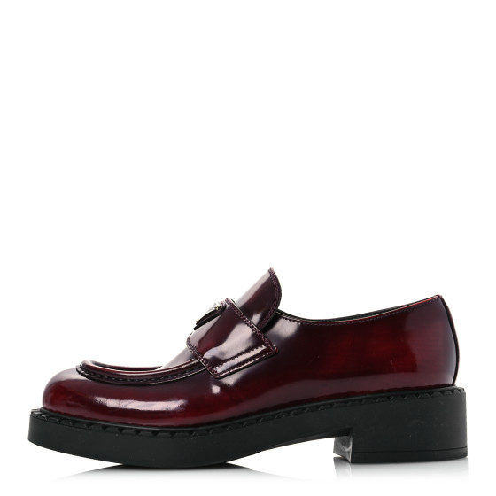 PRADA オルゴール 黒 LUXURY PRADA DERBY FULL BROGUE SHOES 2EE347 BLACK LEATHER US
