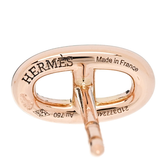エレガント【HERMES】Rose Gold☆ピアス Farandole TPM 海外直送 HERMES 18K Rose Gold TPM Farandole Stud Earrings 1676073