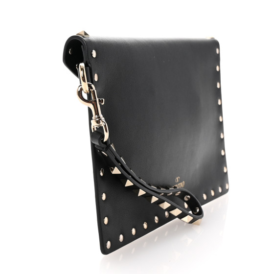 【Valentino】MEDIUM FLAT POUCH◆7W2P0P87VSH Valentino Garavani Women's Rockstud Medium Flat Pouch | A.K.