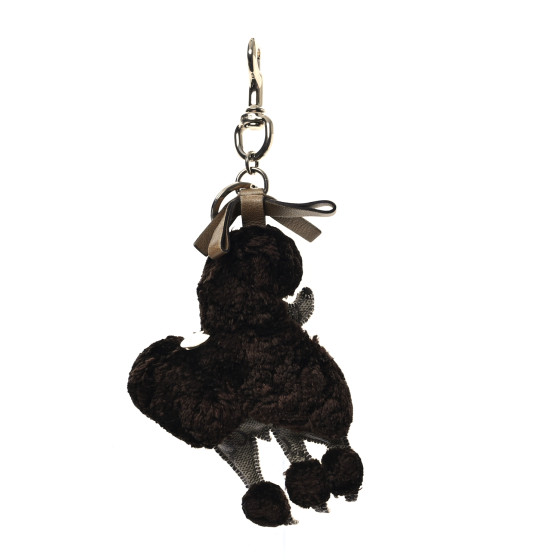 【極美品】GUCCI プードルチャーム！ GUCCI GG Supreme Monogram Lulu French Poodle Bag Charm Brown