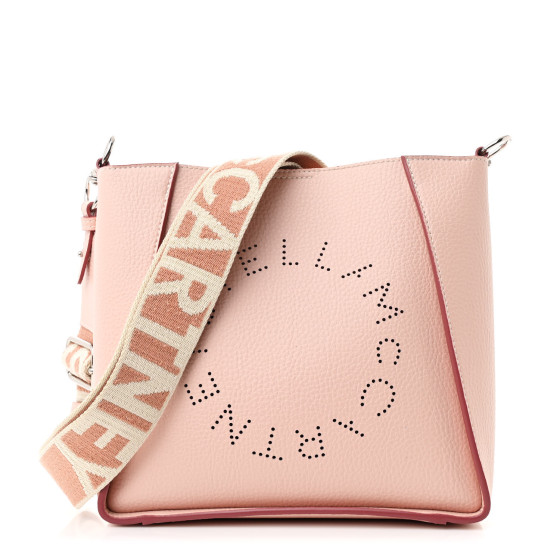 STELLA MCCARTNEY Grainy Alter Mat Perforated Logo Mini