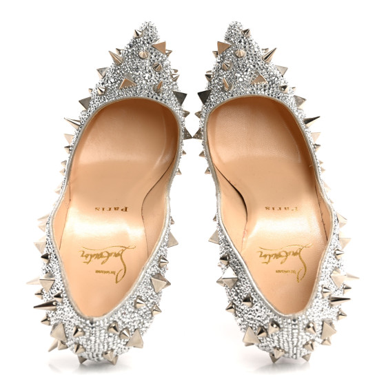 CHRISTIAN LOUBOUTIN Potpourri Strass Pigalli 120 Pumps 36