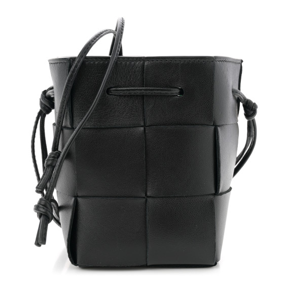 BOTTEGA VENETA Nappa Maxi Intrecciato Mini Cassette Bucket
