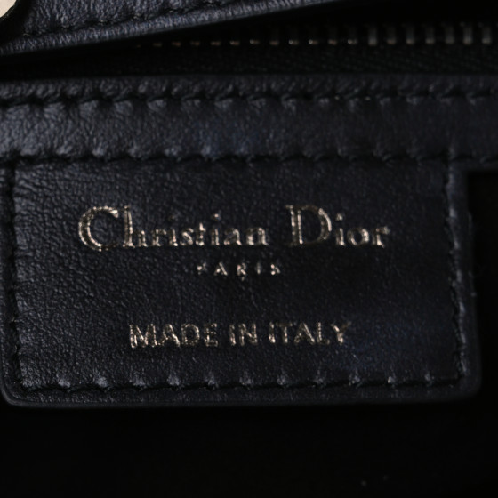 CHRISTIAN DIOR Calfskin New York Printed Saddle Bag With