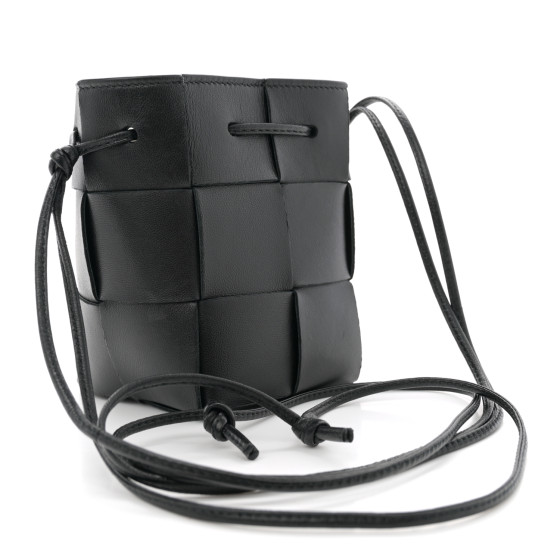 【BOTTEGA VENETA】Intricate Nappa 19 Calf Mini Bucket Bag Bottega Veneta Clasp Intrecciato Napa Bucket Bag - Bergdorf
