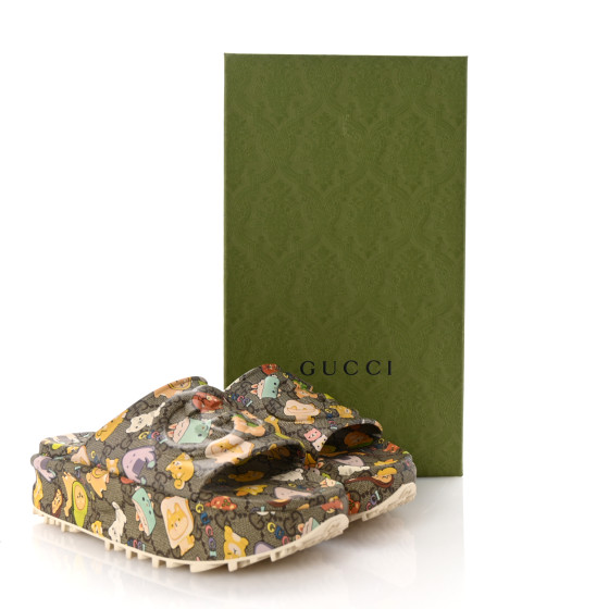 GUCCI X PIKARAR Cubic Rubber Monogram Animal Print Womens