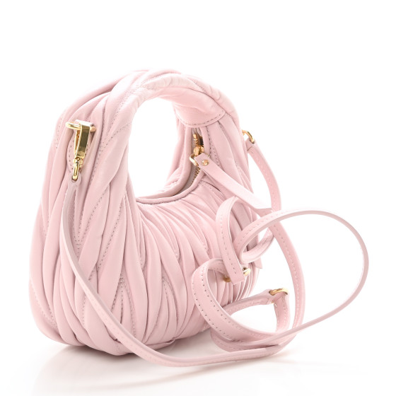 ★MiuMiu★ Patent Leather Hairpin Alabaster Pink 5IF092069F0 MIU MIU Patent Leather Hair Clip (Alabaster Pink) | 너무너무