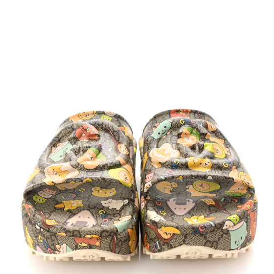 GUCCI X PIKARAR Cubic Rubber Monogram Animal Print Womens