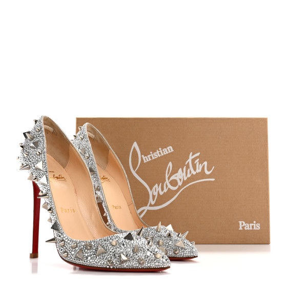 CHRISTIAN LOUBOUTIN Potpourri Strass Pigalli 120 Pumps 36