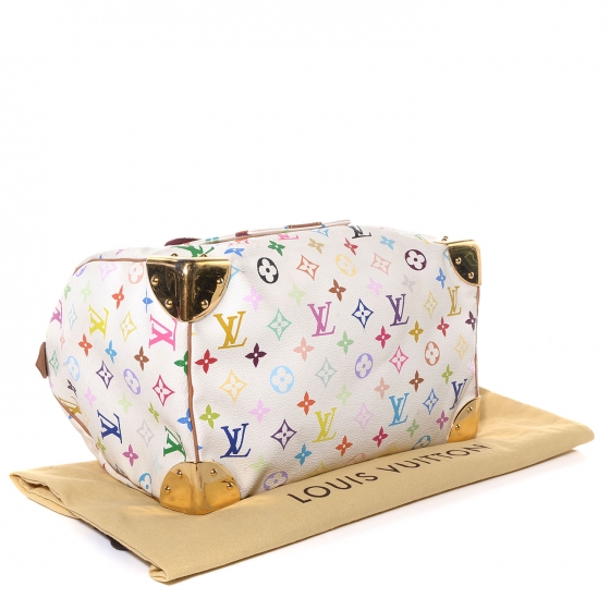 LOUIS VUITTNN ルイヴィトン LOUIS VUITTON Monogram Multicolor Speedy 30 White 87407