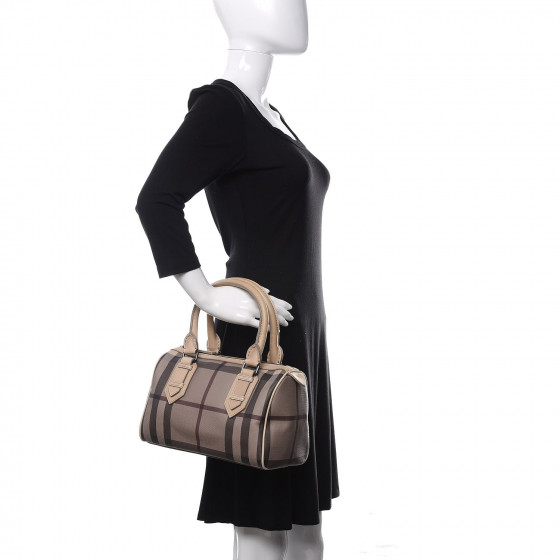 BURBERRY ロコフレトキルティットスモルショルタハック BURBERRY Smoked Check Small Chester Bowling Bag Trench