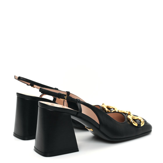 【関税送料込】GUCCI BABY レザーミュール 75MM GUCCI - 75mm Baby Leather Mules W/ Horsebit Gucci