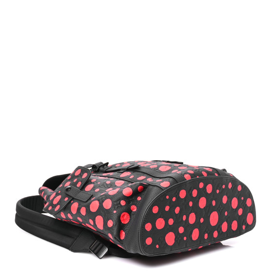 LOUIS VUITTON チェック柄 リュック　ICタイプ Louis Vuitton x Yayoi Kusama LV x YK Christopher MM Backpack