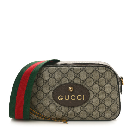 ショルダーバッグ・ポシェット Gucci Gg Supreme Fabric Shoulder Bag With Web Band GG Supreme fabric shoulder bag with Web band GUCCI - Nugnes1920