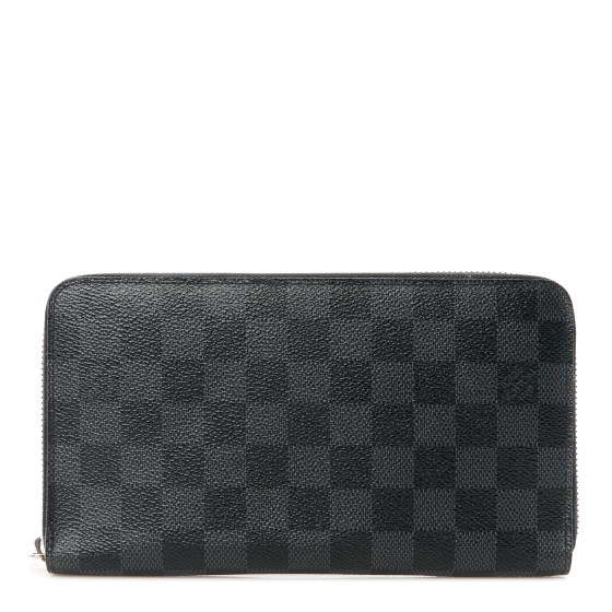 LOUIS VUITTON Damier Graphite Zippy Organizer Wallet 1627378