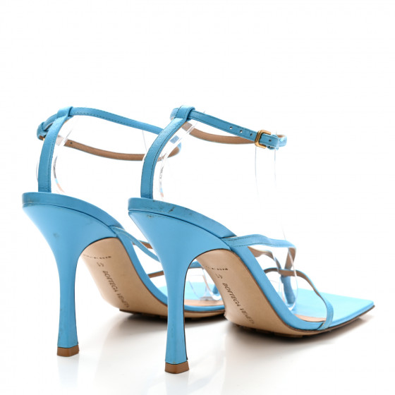BOTTEGA VENETA Lambskin Stretch Multi Strap 90mm Sandals 41