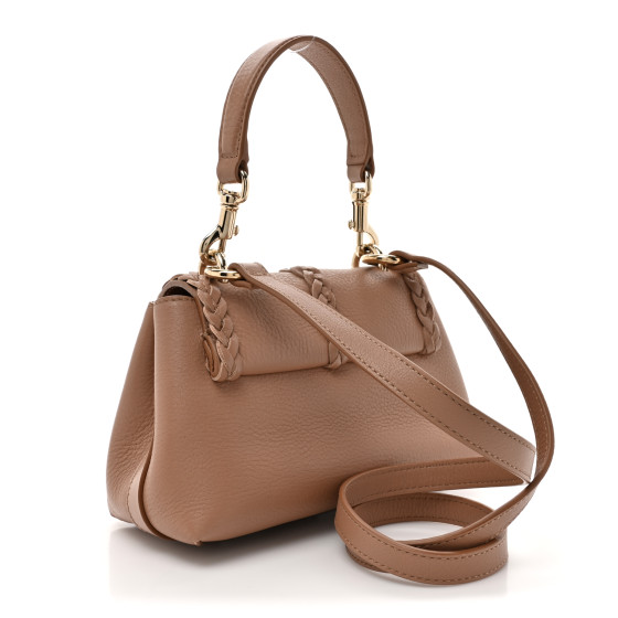 CHLOE Grained Calfskin Mini Penelope Soft Shoulder Bag
