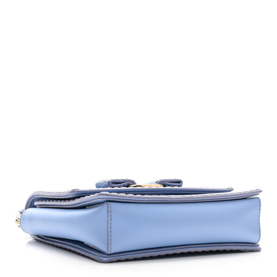 FERRAGAMO - GINNY ショルダーバッグ ーFLEUR BLEUE FERRAGAMO - GINNY ショルダーバッグ ーFLEUR BLEUE