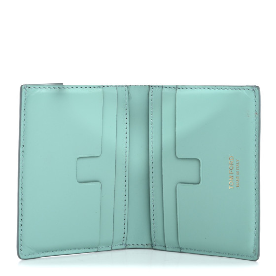 財布・小物その他 Tom Ford Calfskin Card Holder With Smooth Finish TOM FORD Calfskin Crocodile Embossed Bi-Fold Card Case