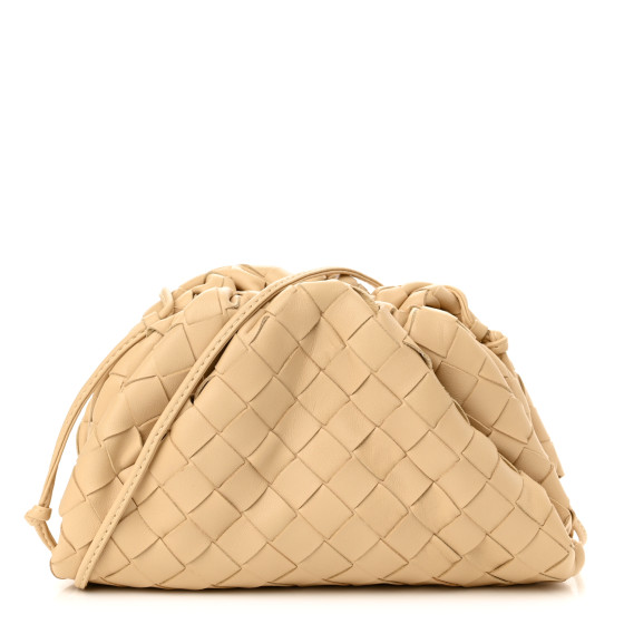 BOTTEGA VENETA Nappa Intrecciato The Mini Pouch Porridge