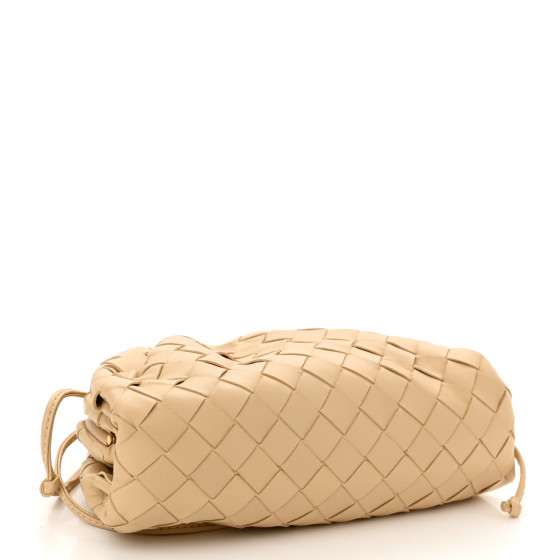 BOTTEGA VENETA Nappa Intrecciato The Mini Pouch Porridge