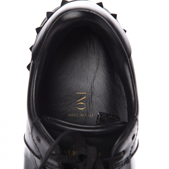 信頼 VALENTINO 38 Sneakers Open Rockstud Patent Calfskin GARAVANI バッグ