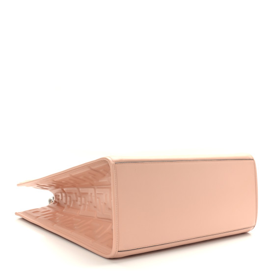 【送料&関税込】Printed Plexiglass And l Forever Fendi N FENDI Vitello Plexiglass FF Embossed Medium Fendi Sunshine