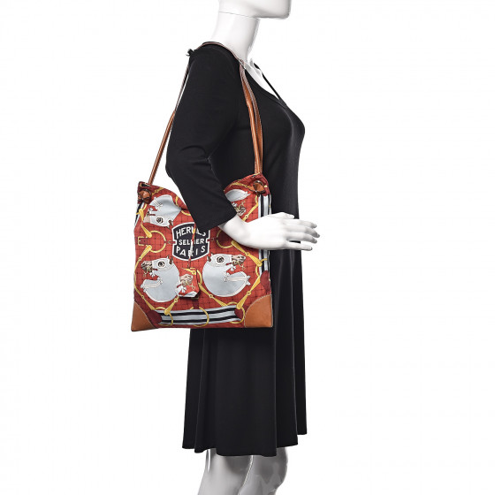 HERMES Silk Tatersale SilkyCity 33 PM Bag 423637 | FASHIONPHILE