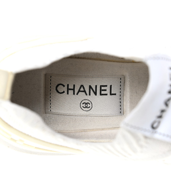 CHANEL ホワイトソックス ソックス - ミックス ファイバー & シルク、ブラック、シルバー