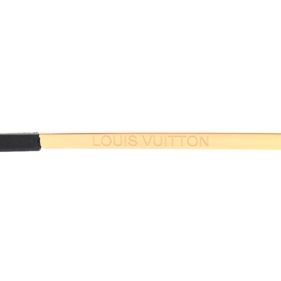 LOUIS VUITTON Oversized Studded Sunglasses Z1126W Black