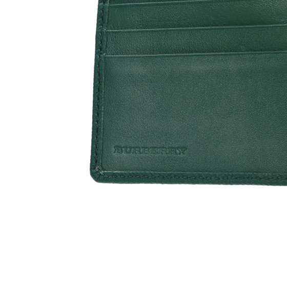 Burberry★素敵！Vine Green Mini Leather Zip Around Wallet Burberry Vine Green Mini Leather Zip Around Wallet | eBay